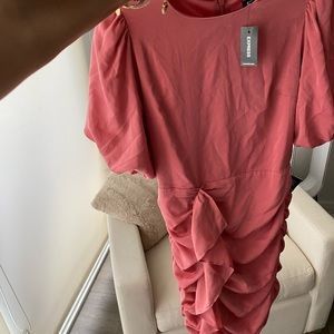 Beautiful brand new blush salmon #satin Dress